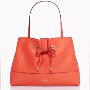 Kate Spade West Valley Maryanne Coral Pebbled Leather Shoulder Bag